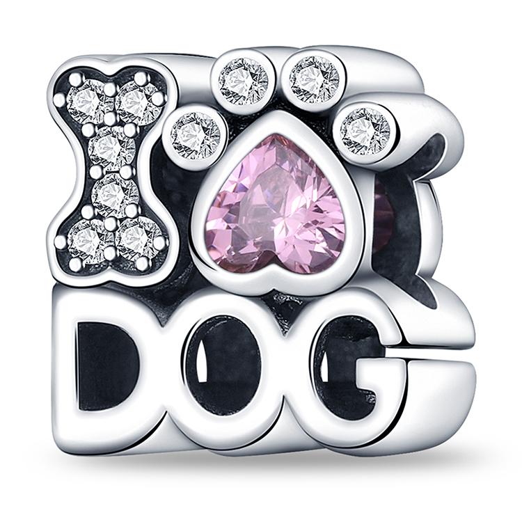 925 Silver Cat Dog Pet Animal Paw Prints Series Charms Beads Fit Bracelets S925 DIY Jewelry Gifts