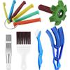 Air Conditioner Fin Comb, Stainless Steel Brush, Fin Comb, Condenser Cleaning Brush, Radiator Cleaning and Dust Removal Tool