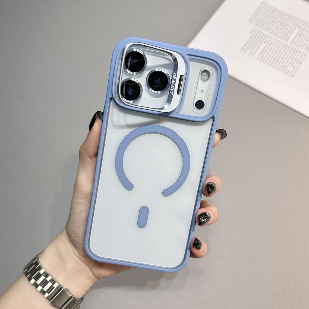 Держатель для камеры для Magsafe Магнитный прозрачный чехол для iPhone 17 Air 16 16E 15 14 Plus 13 12 11 Pro Max Ударопрочный твердый акриловый чехол