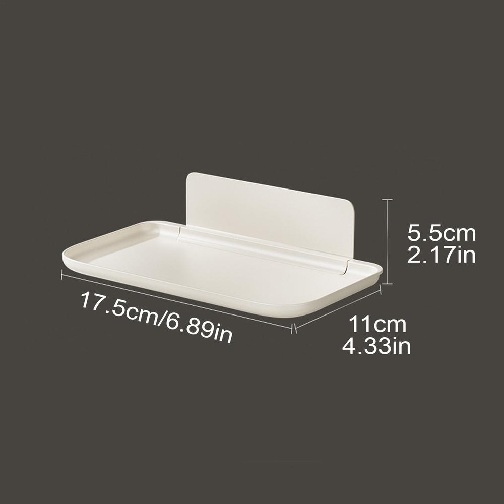 Складная настенная стойка для хранения вещей в ванной комнате, держатель для телефона, пульт дистанционного управления, вешалка для полотенец и одежды