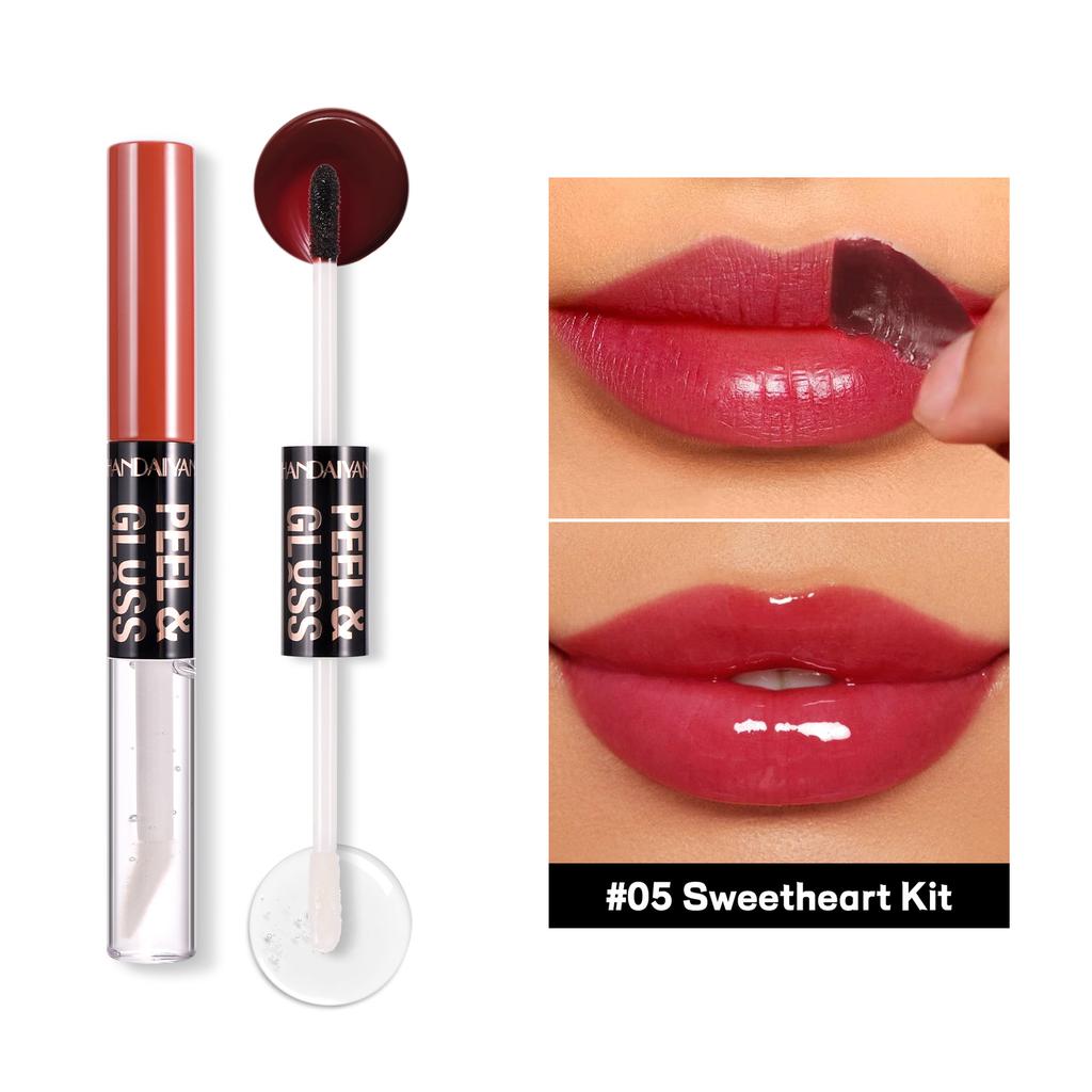 Magic 8 Colors Peel Liquid Lipstick Водостойкая стойкая не выцветающая губная помада Lip Ink Tear Lip Gloss Tattoo Dyed Lip Glaze Lip Cosmetics