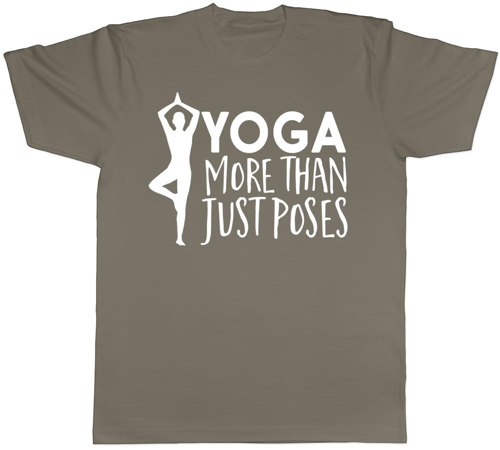 Yoga more than just Poses Unisexs Gym Exercise TShirt Tee