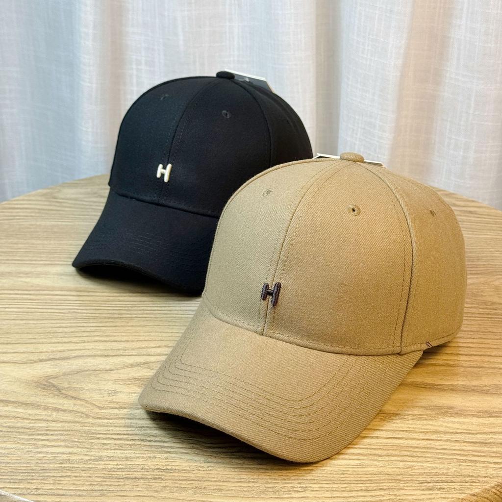 Шерстяная вышитая кепка с буквой H и уткой для женщин, осенне-зимняя, универсальная, молодежная, повседневная бейсболка для пар