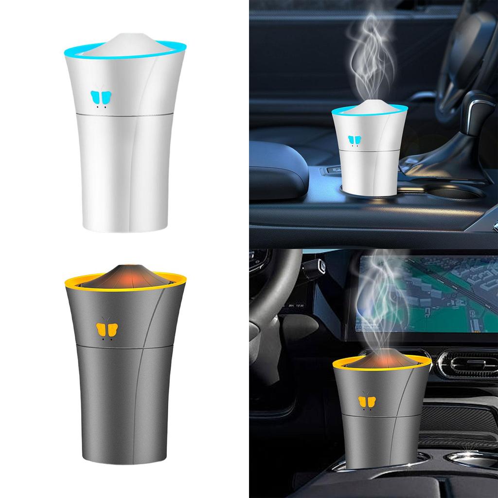 Car Humidifier Diffuser Quiet Colorful Light Portable Quick Humidification Car Diffuser for Sleeping Apartment Dorm Home Office
