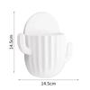 Toothbrush Holder Wall Self-adhesive Seamless Cactus Storage Rack Box Bathroom Organizer Shelf Mobile Phone Closet Organizer