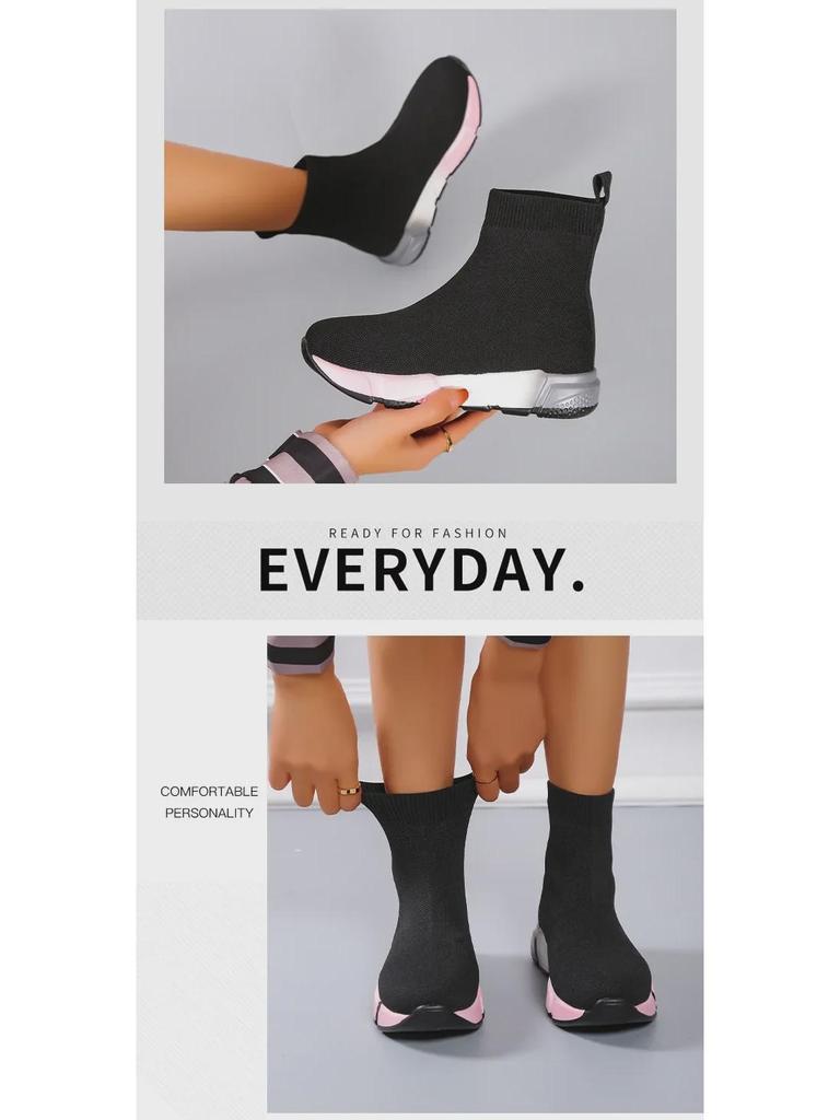 Large Size Ultra-Light Polyurethane Woven Sneakers - Round Toe, Colorful, Fashionable, Casual Flat Heels