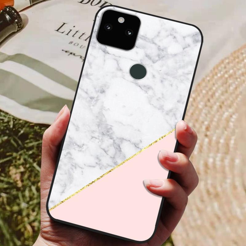 Модный матовый чехол для Google Pixel 5A 5G 5 Чехол Мягкий силикон Google Pixel 4A 5G 4G Чехол Задняя крышка Pixel5 Pixel4A Чехлы