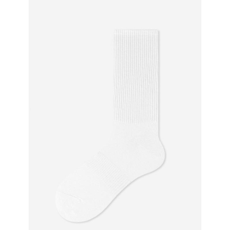 Men's Spring and Summer Short Socks, Black and White Socks, Anti-ball Mid-calf Socks, Basketball Sports Socks, Men's Cotton Socks