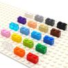 40PCS Thick 1x2 Dots Bricks DIY Building Blocks Figures Educational Creative Size Compatible with 3004 ABS Toys for Children