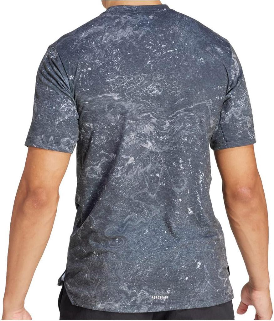 Adidas Футболка с коротким рукавом Power Workout, Футболка, IEJ12, Мужская, Черный/Белый (ИК9685), Ж/М