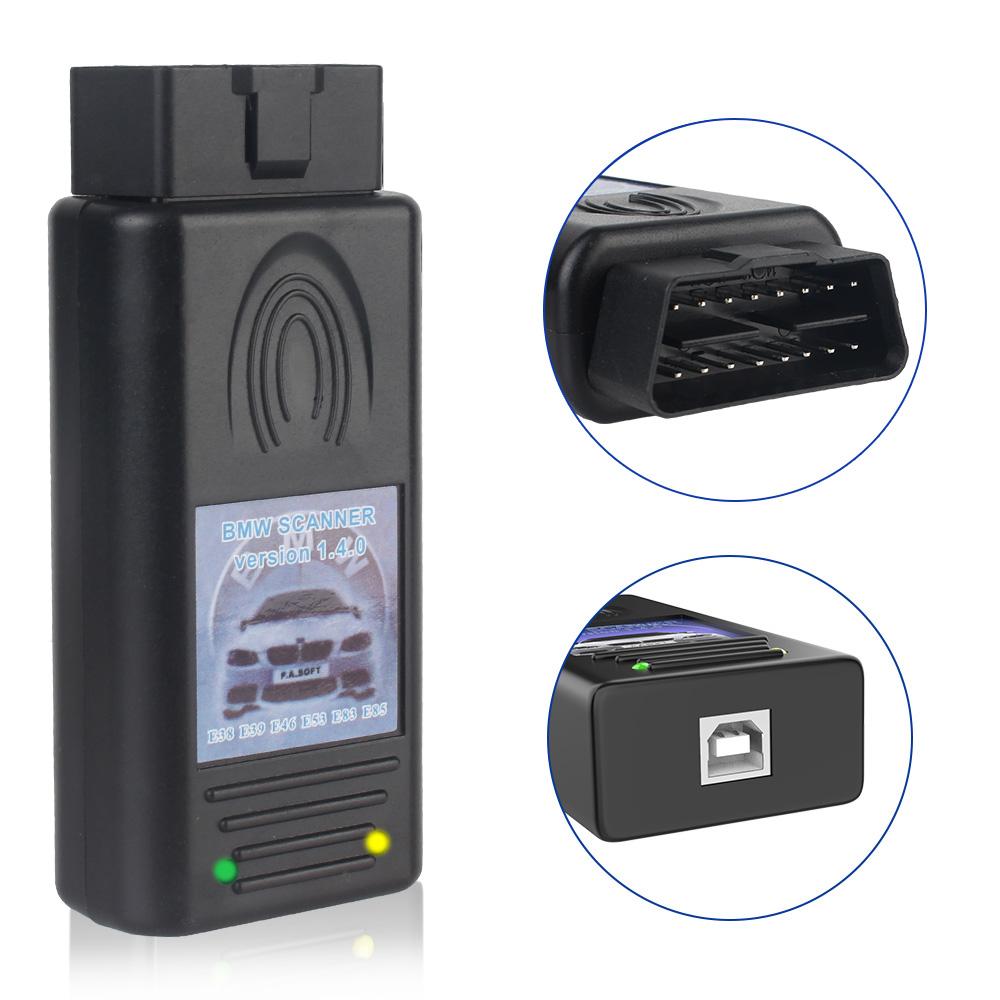 For BMW Scanner Tools for Windows XP USB Diagnostic Interface Repair Tools Multi-Function Unlock Version Auto Accessories 1.4.0