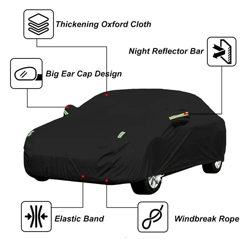 For Land Rover Evoque All-Weather Car Covers 6-in-1 Waterproof Dustproof UV Proof Snowproof Scratch Resistant Protection