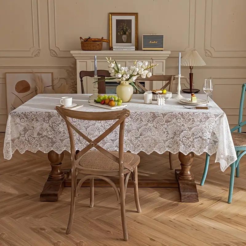 European Beige Phoenix Tablecloth, Weave Items To Decorate Your Home, Suitable For Any Holiday Use Of The Phoenix Flag