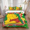 3Pcs Christmas Winnie Pooh Bedding Sets For All Sizes New 3D Printed Bed Cover Comforter Duvet Cover Pillowcase Bedroom Decoration
