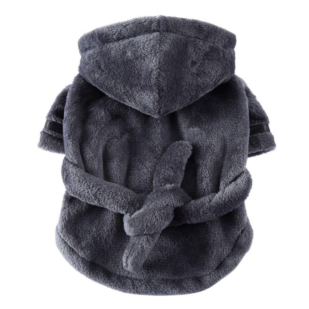 Lint-free Thick Shower Bathing for Small Large Dog Super Microfiber Pet Bath Towels Pet Pajamas Dog Bathrobe Dog Towel
