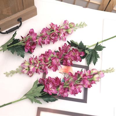 75 см Длинная Ветка Гиацинт Искусственный Цветок Красивый Дельфиниум Шелковый Искусственный Цветок Свадьба Дом Сад Декор fleur artificielles