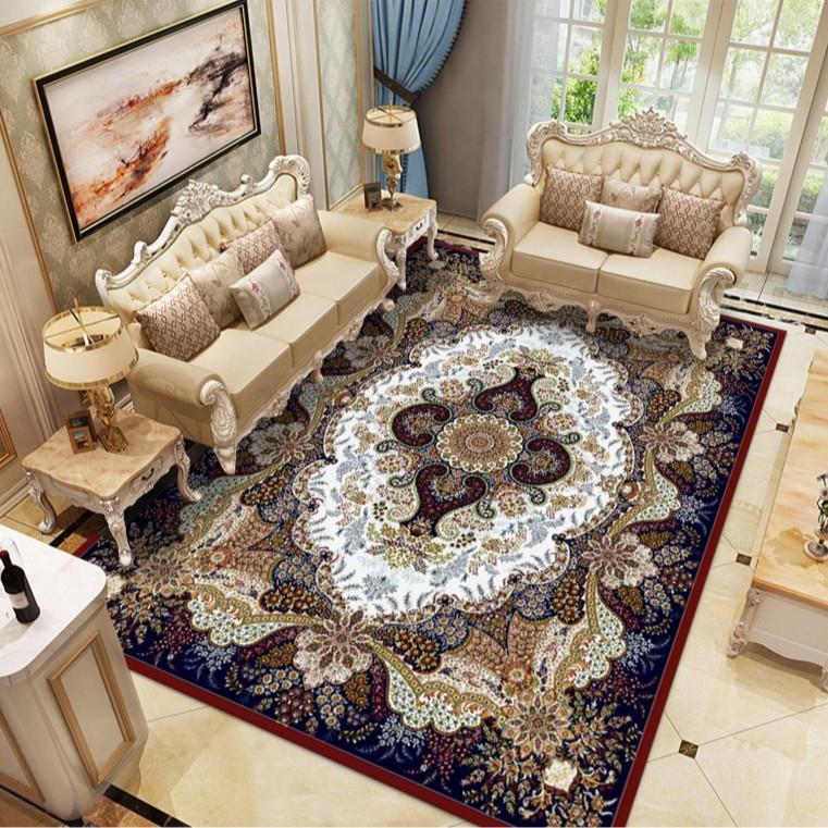 Ковер для гостиной в европейском стиле, напечатанный ковер для журнального столика в гостиной, коврик для рабочего стола, ковер у кровати в спальне
