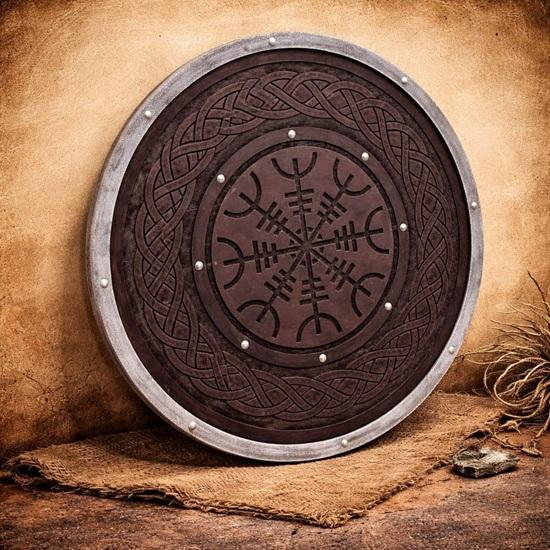 Викинг Вегвизир Стена Щитов Декор Норвежский Viking Домашний Декор Средневековый Северный Щит Подарок 60.96 См