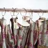 12Pcs Metal Shower Curtain Open Rings Bathroom Drape Hook Hanger Loop Clip Clamp