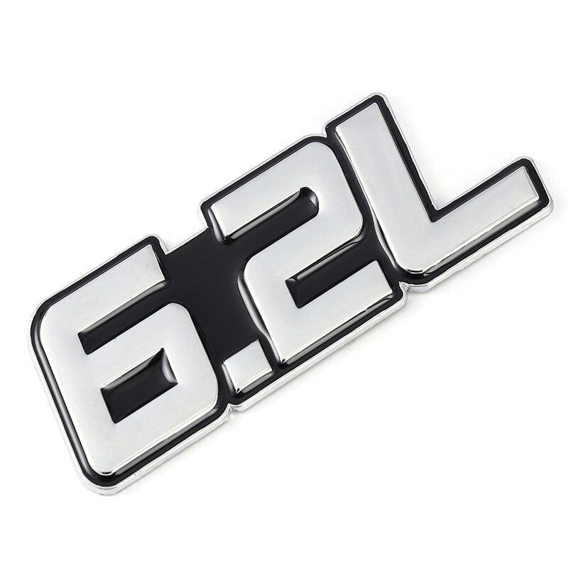 3D Металл 4.0L 4.6L 4.7L 5.0L 5.7L 6.0L 6.2L 6.4L 7.0L Автомобильная наклейка на задний багажник Эмблема Значки Наклейки для Mazda VOLVO PEUGEOT