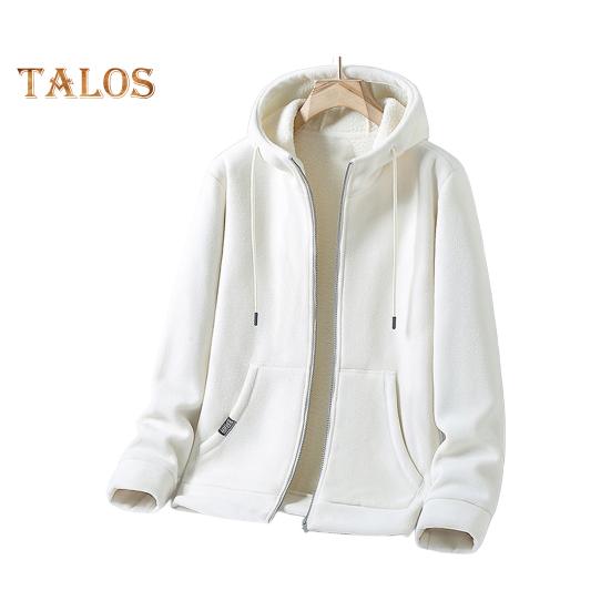 Мужское осенне-зимнее пальто с капюшоном, застежкой-молнией, длинными рукавами, завязками на шнурке, свободный толстый теплый однотонный кардиган, повседневная куртка с капюшоном