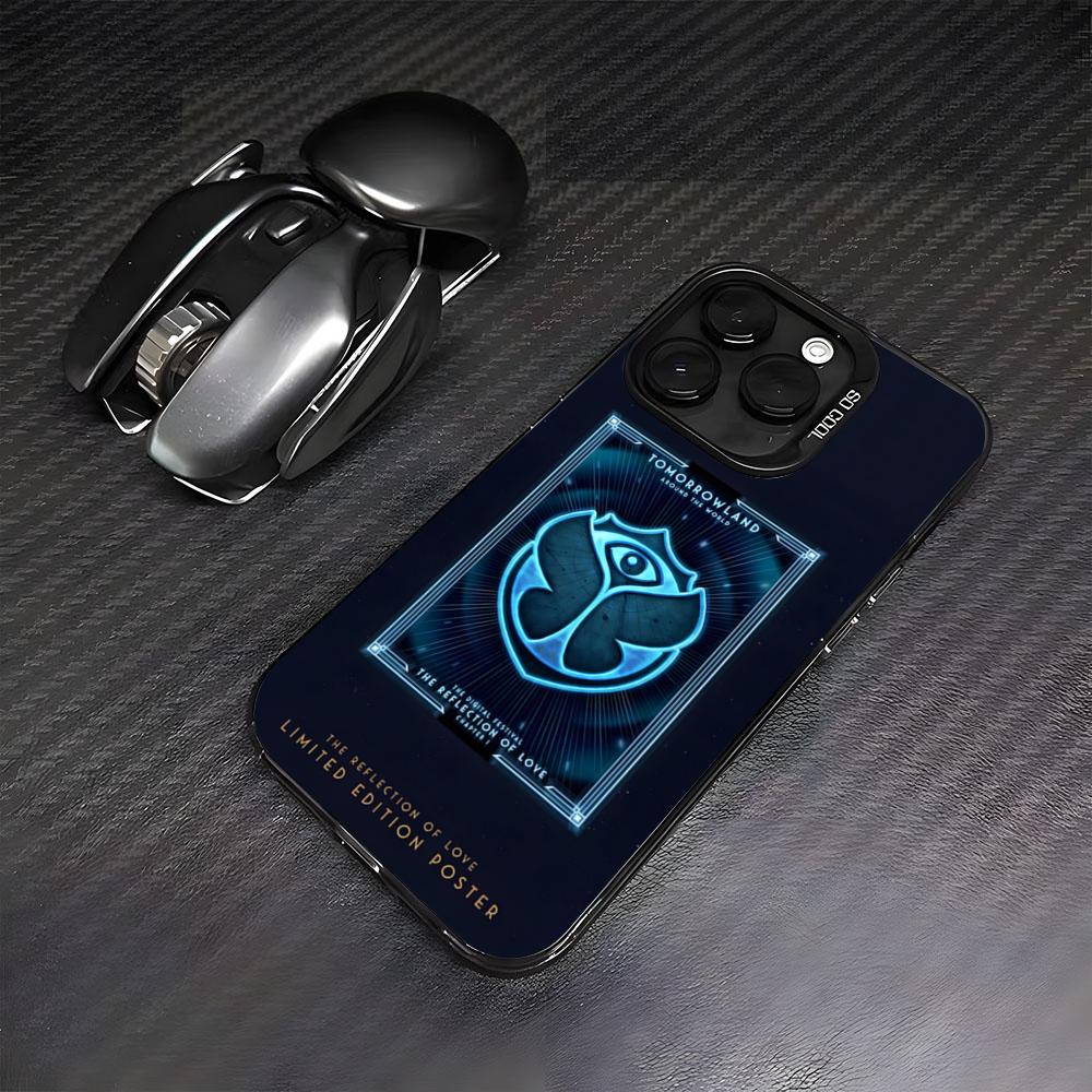Music Festival Tomorrowlands Phone Case For IPhone17 Air 16 15 14 Plus 13 12 11 Pro 7 8 XS Max XR Silver Black Bumper Case