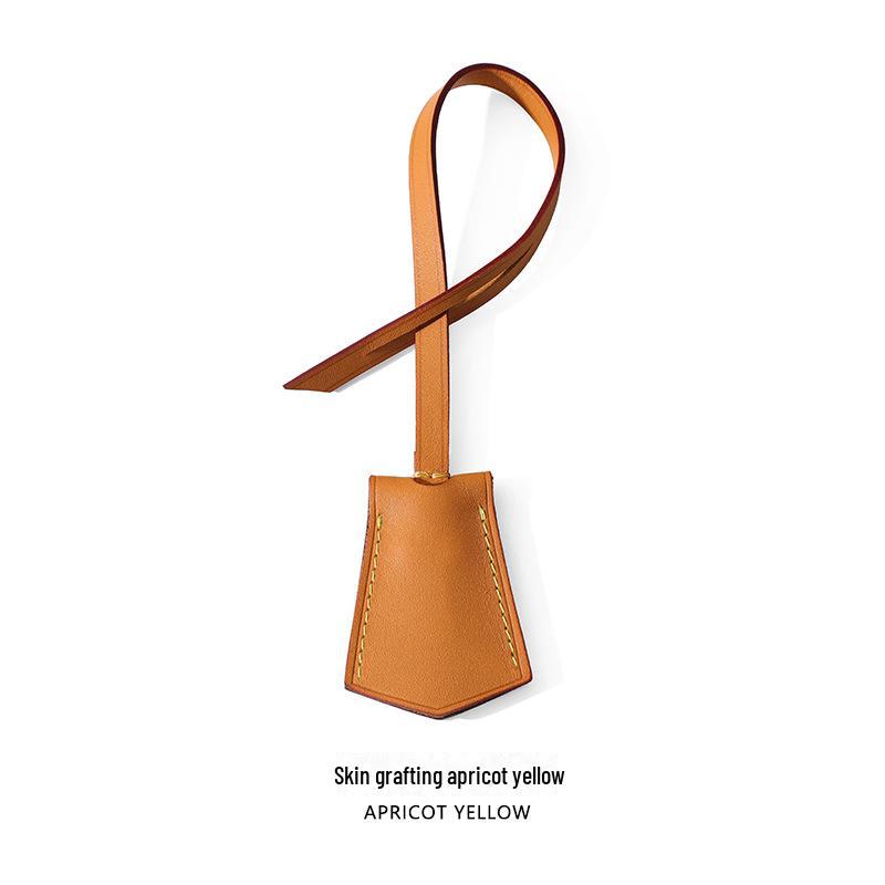 Бирка для сумки из кожи, меняющая цвет, MHS-D-10 - растительного дубления, винтажный цветочный дизайн