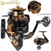 SOUGAYILANG Fishing Reel 13+1 BB High Quality Spinning Big Fishing Reels Metal Trolling Reel