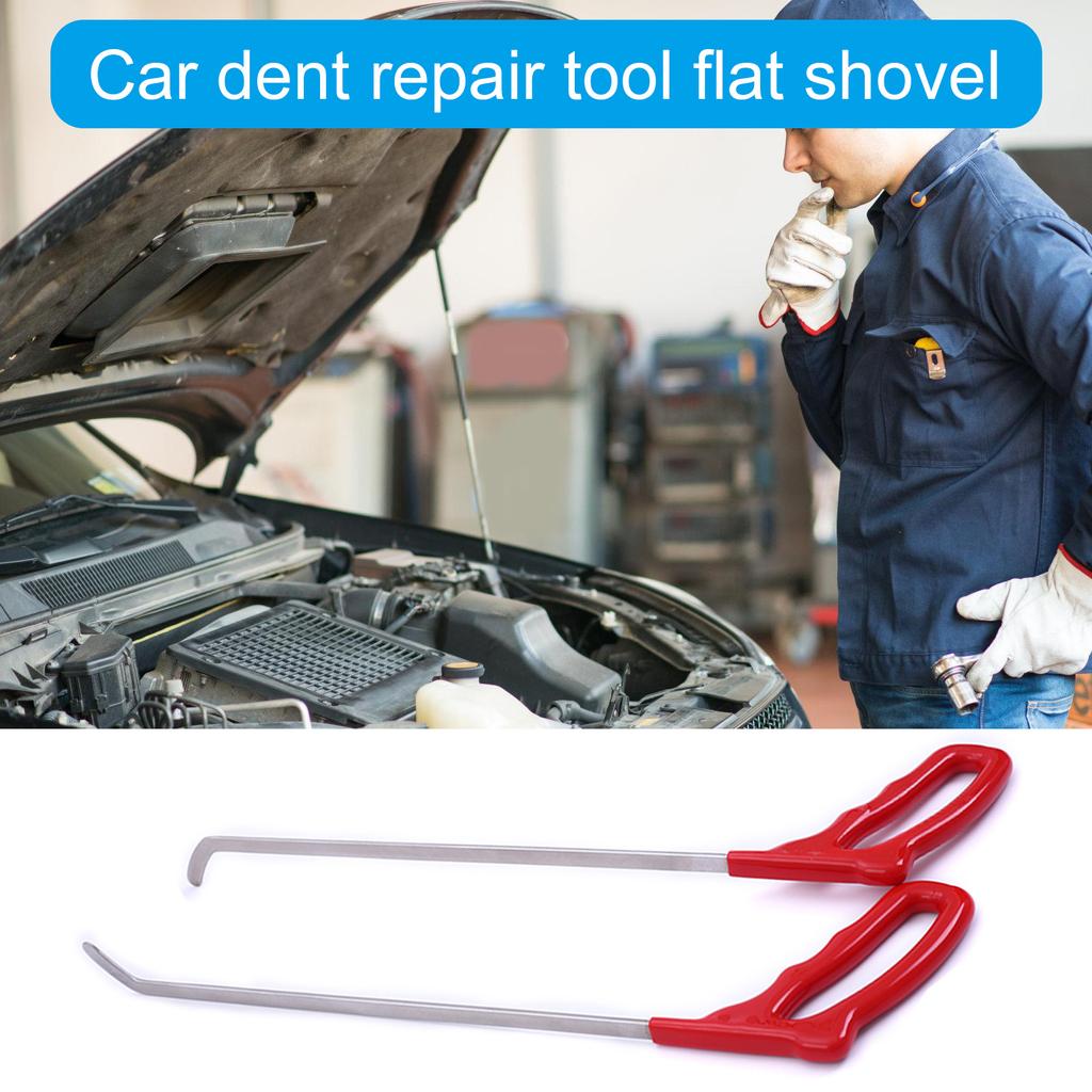 Инструмент для ремонта вмятин на автомобиле, плоский стержень для удаления вмятин на кузове автомобиля, профессиональный инструмент из нержавеющей стали
