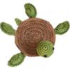 Handmade Crochet Turtle Coaster, Fun Animal Mug Rug, Creative Knitting Housewarming Gift, Home Decor, Gift for Daughter, Mom