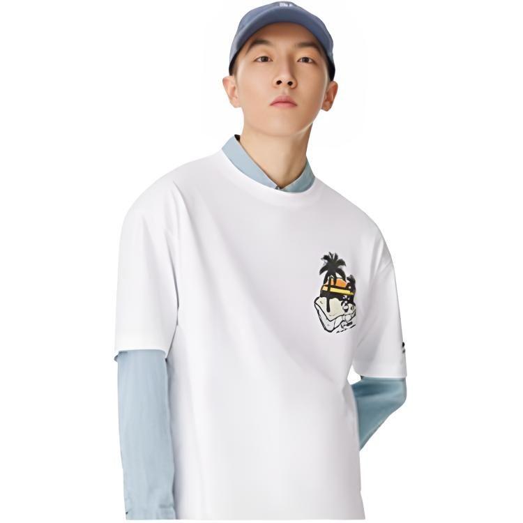 Футболка Li Ning Sports Life Collection SS22 Унисекс Стандартная Белая AHSS327-1