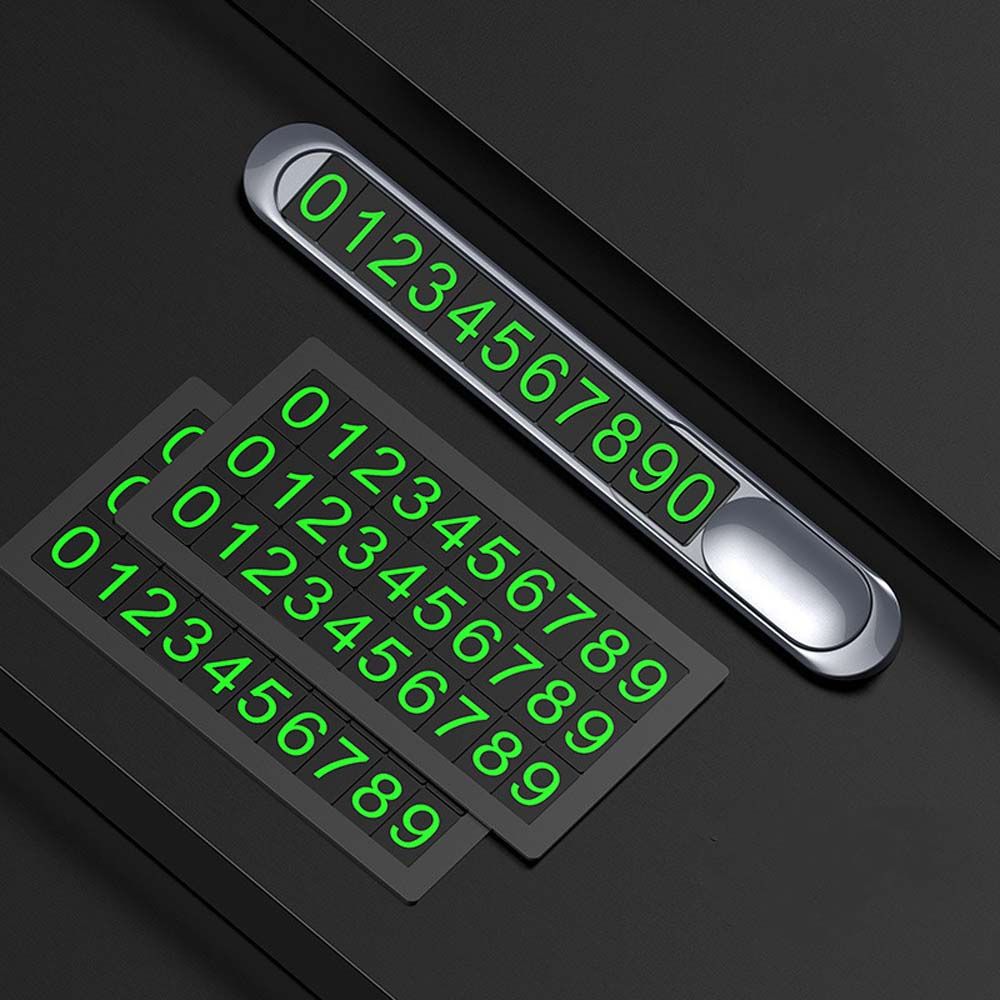 Знак Принадлежности для Парковки Автомобилей Карточка с Номером Телефона Светящаяся Табличка с Номером Телефона Карточка для Временной Парковки