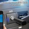 Универсальный Bluetooth-совместимый приемник Hands-Free с шумоподавлением и разъемом AUX 3,5 мм, перезаряжаемый мини-беспроводной аудиоприемник