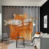 Cute Children Kitten High Shading Curtain Heat Insulation Drape Bedroom Home Living Room Bay Window Partition Curtain 2PCS