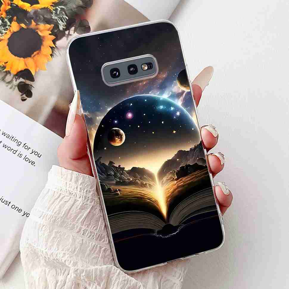 Чехол для Samsung Galaxy S10e SM-G970 Модный Бант Цветок Мягкий Силикон ТПУ Чехол-бампер Для Samsung S10e S10E SM-G970F 5.8" Корпус Телефона