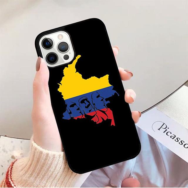 Чехол для телефона Флаг Колумбии для iPhone 17 Air 16 16e 15 Plus для Apple 13 11 12 14 Pro Max Чехол coque fundas Оболочка