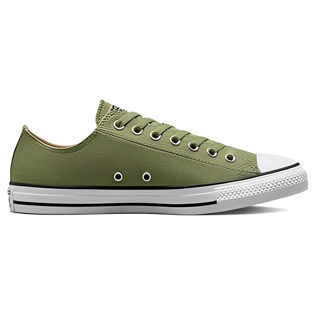 Converse Chuck Taylor All Star Прошитые Удобные Универсальные Низкие Кеды из Канваса Унисекс Зеленые A03421F