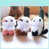 Cute Cat Plush Toy With Short Pile Fabric Perfect For Gift And Bag Accessory