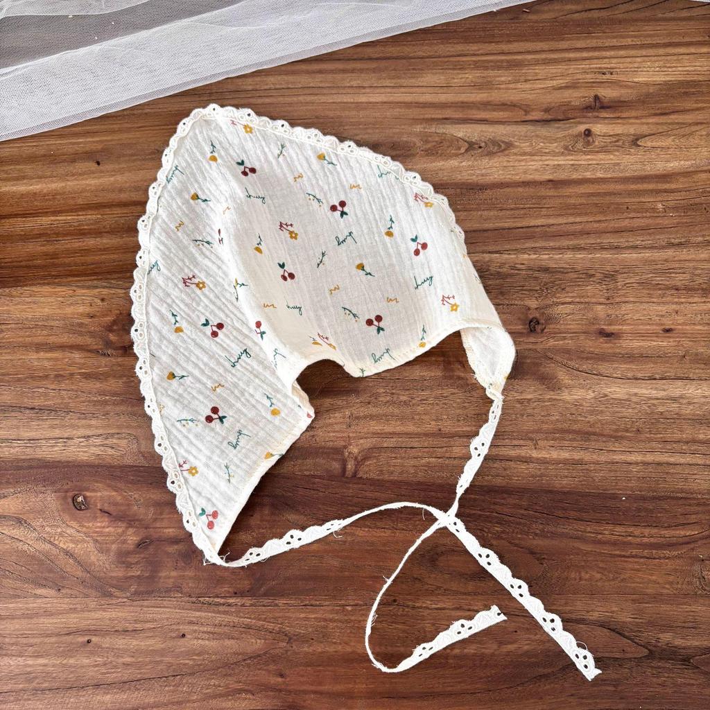 Летний хлопковый ромпер для девочки с вишневым принтом