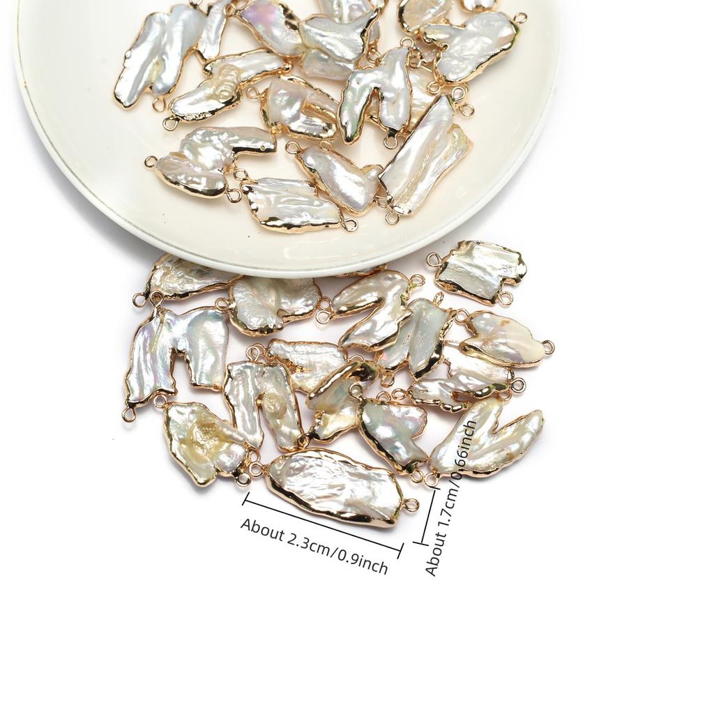 1 шт. искусственный жемчуг барокко подвеска шармы соединитель богемный ручной работы нестандартные соединители для изготовления ювелирных изделий своими руками ко Дню святого Валентина рождественские поделки