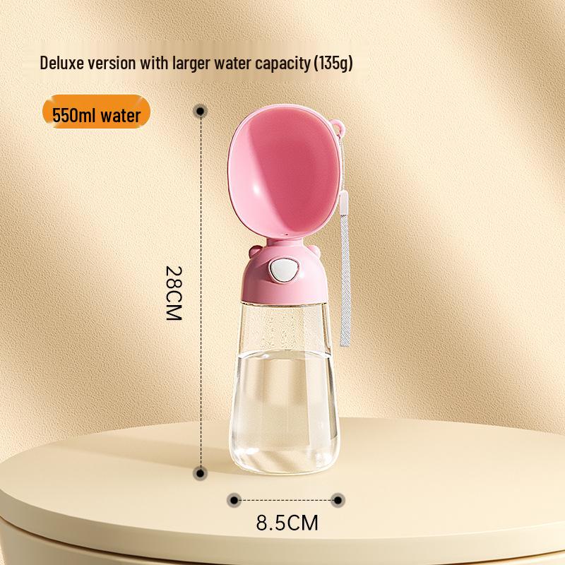 Portable Pet Travel Water Bottle: Outdoor Drink Cup for Dogs & Puppies