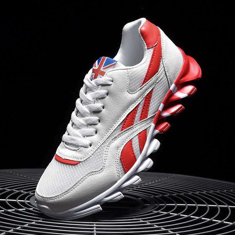 Мужская модная спортивная обувь из сетки EVA, дышащая, с язычком в виде флага Великобритании, прочная, зигзагообразная подошва, легкий вес, 5 вариантов цвета, активный образ жизни