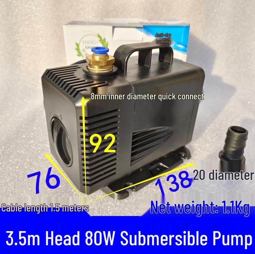 Submersible Cooling Pump for Engraving Machines, Drills, Fountains, and Fish Tanks