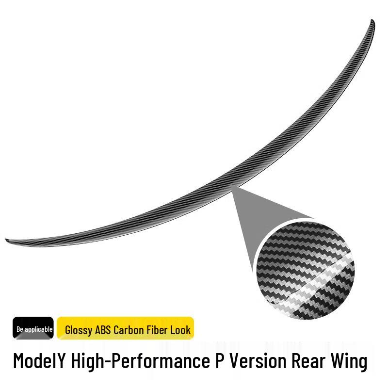 Tesla Model Y/3 High-Performance Rear Wing Carbon Fiber Accessory - 2025 Version