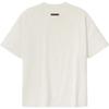 Fear of God Essentials Классическая футболка с коротким рукавом Овсяный меланж Мужские топы Кремовый 125HO254192F