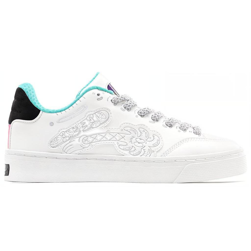 Кроссовки Li Ning Steven Harrington X Special Edition Low-Top Skateboard Culture женские кроссовки белые AECS070-2