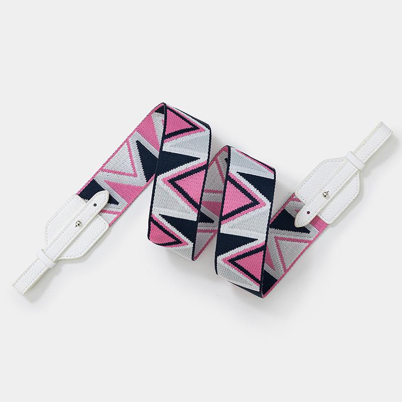 Жаккардовый широкий плечевой ремень для сумок Basket, Lindy и Pig Nose