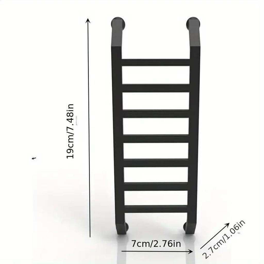 Decal For Car Adhesive No-Drill Decoration Car Exterior 3D Ladder Shape Decal For Bumper Hood Door Commuting Travel Family