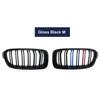 High Quality ABS Front Bumper Grille For BMW 3-Series F30 F31 F35 2012-2018 Sport Grill Double Slat Line Grilles Kindey Grills