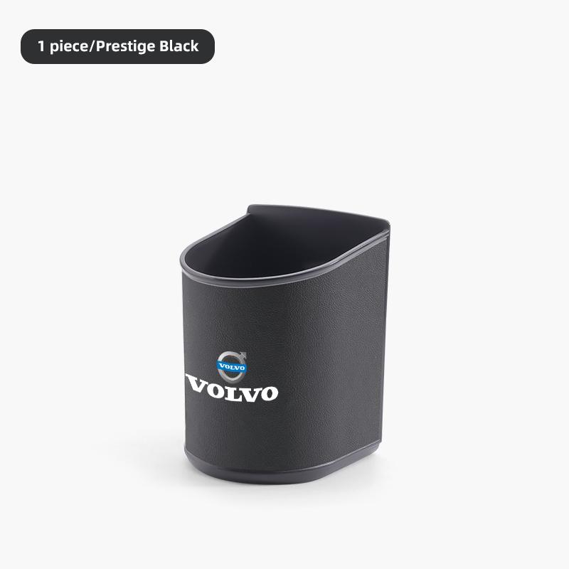 Car Door Side Storage Bin Foldable Storage Box Vehicle Leather Interior Storage Case Decorative For Volvo V60 V40 XC60 XC90 V70